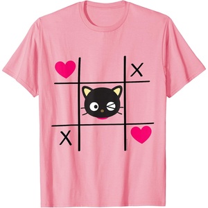 image:imageChococat Tic Tac Toe Valentine Tee Shirt Men Women Girls Kids TShirtPink