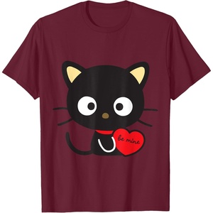 image:imageChococat Will You Be My Valentine Tee Shirt TShirt for Men Women Girls KidsBurgundy