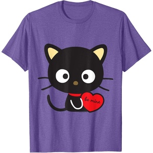 image:imageChococat Will You Be My Valentine Tee Shirt TShirt for Men Women Girls KidsPurple Heather