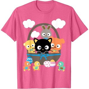 image:imageChococat and Friends Happy Easter Tee Shirt TShirtPink Heather
