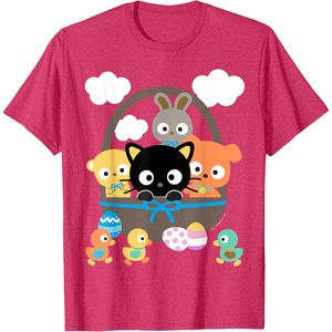 image:imageChococat and Friends Happy Easter Tee Shirt TShirtRed Heather