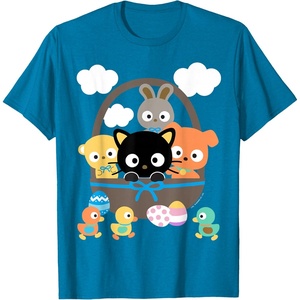 image:imageChococat and Friends Happy Easter Tee Shirt TShirtSapphire Blue
