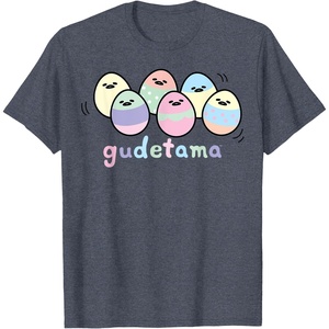 image:imageGudetama Decorated Easter Egg Tee Shirt TShirtHeather Blue