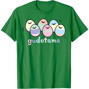 image:imageGudetama Decorated Easter Egg Tee Shirt TShirtKelly Green