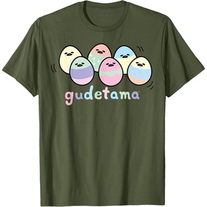 image:imageGudetama Decorated Easter Egg Tee Shirt TShirtOlive Green