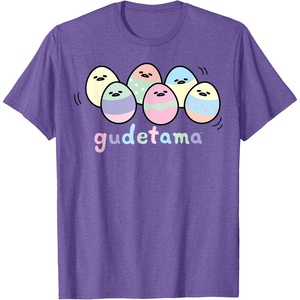 image:imageGudetama Decorated Easter Egg Tee Shirt TShirtPurple Heather