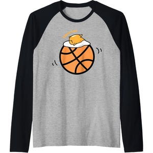 image:imageGudetama Exercise eggcercise Basketball Fitness Raglan Baseball TeeBlackAthletic Heather