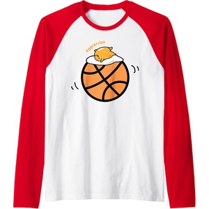 image:imageGudetama Exercise eggcercise Basketball Fitness Raglan Baseball TeeRedWhite
