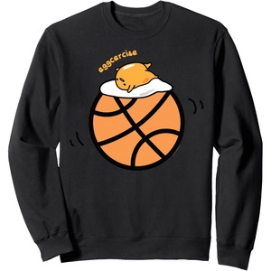 image:imageGudetama Exercise eggcercise Basketball Fitness SweatshirtBlack