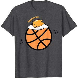 image:imageGudetama Exercise eggcercise Basketball Fitness TShirtDark Heather Grey