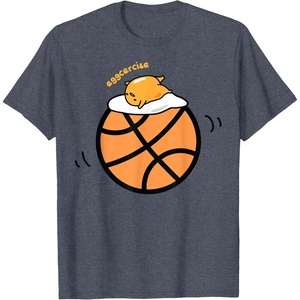 image:imageGudetama Exercise eggcercise Basketball Fitness TShirtHeather Blue