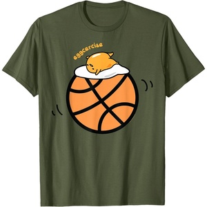 image:imageGudetama Exercise eggcercise Basketball Fitness TShirtOlive Green