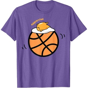 image:imageGudetama Exercise eggcercise Basketball Fitness TShirtPurple Heather