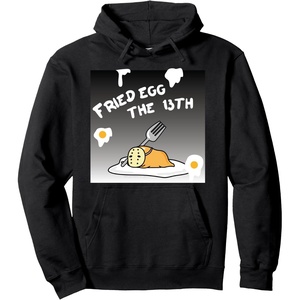 image:imageGudetama Fried Egg the 13th Halloween Hoodie Pullover HoodieBlack