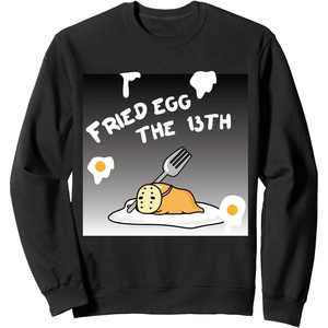 image:imageGudetama Fried Egg the 13th Halloween Sweatshirt SweatshirtBlack