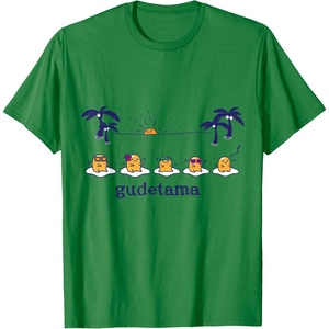 image:imageGudetama Hula Tee Shirt TShirtKelly Green