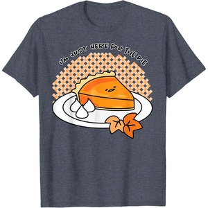image:imageGudetama Im Here for the Pie Thanksgiving Tee Shirt TShirtHeather Blue