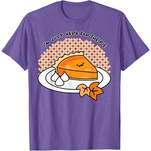 image:imageGudetama Im Here for the Pie Thanksgiving Tee Shirt TShirtPurple Heather