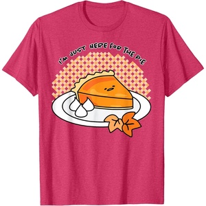 image:imageGudetama Im Here for the Pie Thanksgiving Tee Shirt TShirtRed Heather