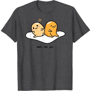 image:imageGudetama Love Meh for You Tee Shirt TShirtDark Heather Grey