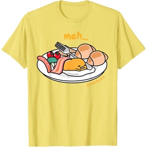 image:imageGudetama Meh Breakfast Tee Shirt TShirtLemon Yellow