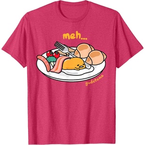 image:imageGudetama Meh Breakfast Tee Shirt TShirtRed Heather