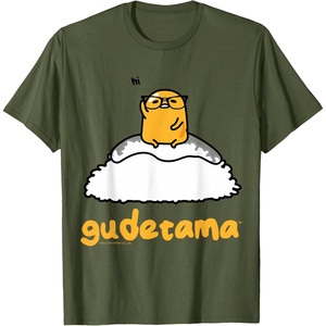 image:imageGudetama Nerd Glasses Tee Shirt TShirtOlive Green