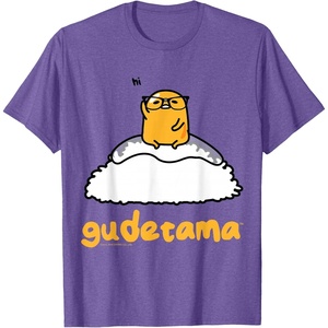 image:imageGudetama Nerd Glasses Tee Shirt TShirtPurple Heather