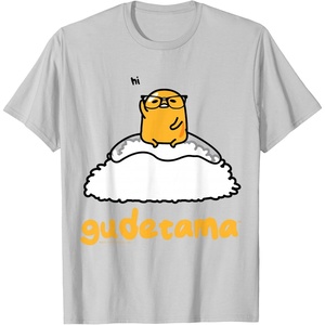 image:imageGudetama Nerd Glasses Tee Shirt TShirtSilver Grey