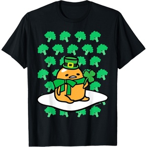 image:imageGudetama St Patricks Day Clover Tee Shirt TShirtBlack