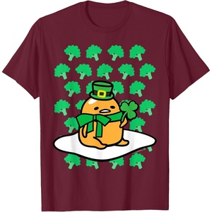 image:imageGudetama St Patricks Day Clover Tee Shirt TShirtBurgundy
