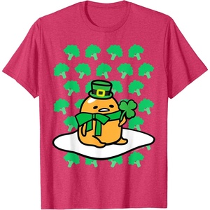 image:imageGudetama St Patricks Day Clover Tee Shirt TShirtRed Heather