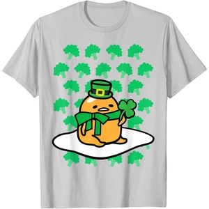 image:imageGudetama St Patricks Day Clover Tee Shirt TShirtSilver Grey