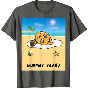 image:imageGudetama Summer Ready Body Tee Shirt TShirtAsphalt Grey