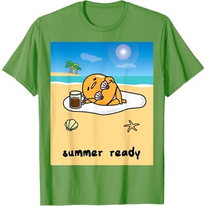 image:imageGudetama Summer Ready Body Tee Shirt TShirtGrass Green