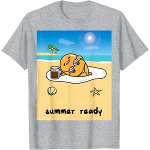 image:imageGudetama Summer Ready Body Tee Shirt TShirtHeather Grey