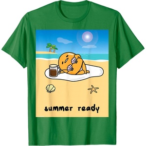 image:imageGudetama Summer Ready Body Tee Shirt TShirtKelly Green