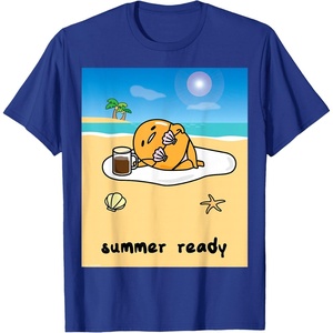 image:imageGudetama Summer Ready Body Tee Shirt TShirtRoyal Blue