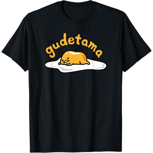 image:imageGudetama The Lazy Egg Logo Tee Shirt TShirtBlack