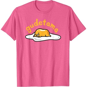 image:imageGudetama The Lazy Egg Logo Tee Shirt TShirtPink Heather