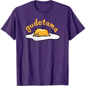 image:imageGudetama The Lazy Egg Logo Tee Shirt TShirtPurple