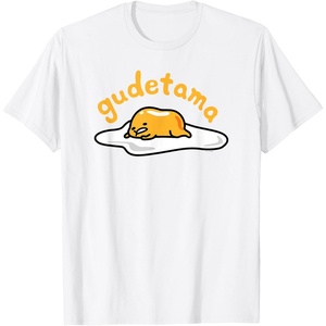 image:imageGudetama The Lazy Egg Logo Tee Shirt TShirtWhite