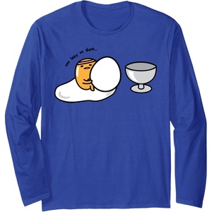 image:imageGudetama Too Lazy to Dunk Basketball Long Sleeve TShirtRoyal Blue