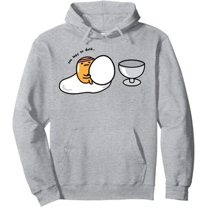 image:imageGudetama Too Lazy to Dunk Basketball Pullover HoodieHeather Grey