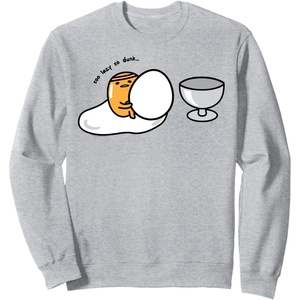 image:imageGudetama Too Lazy to Dunk Basketball SweatshirtHeather Grey