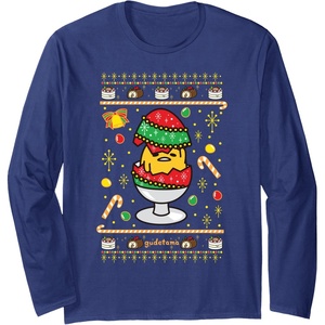 image:imageGudetama Ugly Christmas Egg Long Sleeve Shirt Long Sleeve TShirtNavy Blue