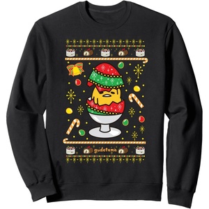 image:imageGudetama Ugly Christmas Egg Sweatshirt SweatshirtBlack