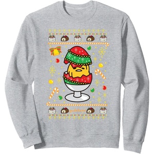 image:imageGudetama Ugly Christmas Egg Sweatshirt SweatshirtHeather Grey