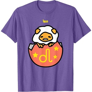 image:imageGudetama Zodiac Leo Tee Shirt TShirtPurple Heather