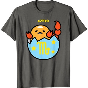 image:imageGudetama Zodiac Scorpio Tee Shirt TShirtAsphalt Grey